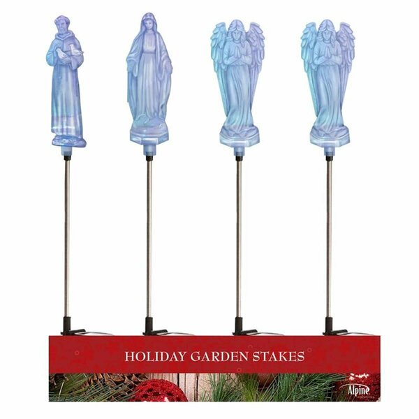Fromtheheart 34 in. St. Francis Mary & Angel LED Pathway Dcor, 20PK FR3313707